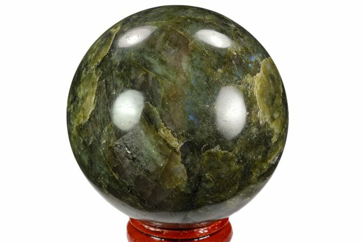 Polished Labradorite Sphere - Madagascar #126833
